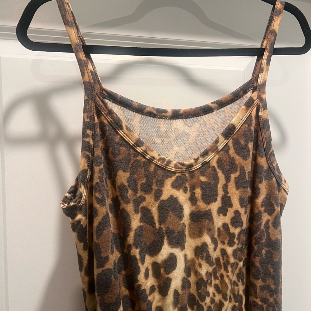 Leopard Print Jumpsuit - Picture 2 of 5